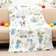thumbnail image 4 of Manta de conejito de Pascua con estampado de huevos de colores | Manta de poliéster suave de 130 x 140 cm para sofá cama | Decoración navideña de primavera para habitación infantil, 4 of 7