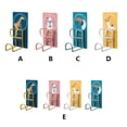 thumbnail image 3 of Billuyoard Gancho de pared Soporte para lavabo Colgador de almacenamiento de doble capa plegable Patrones de dibujos animados sin rastro Ventosa Juegos de accesorios de baño Animal 1, 3 of 6