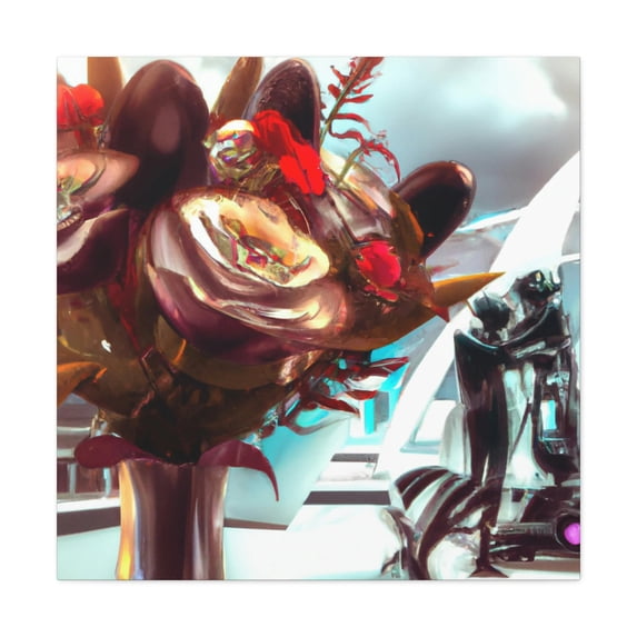 Love's Vibrant Bouquet - Canvas