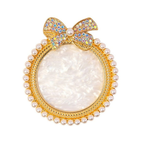 Nail Art Palette Faux Pearl Design Sparkling with Bow-knot Vivid Color Stunning Visual Effect Decorative Resin False Nail T