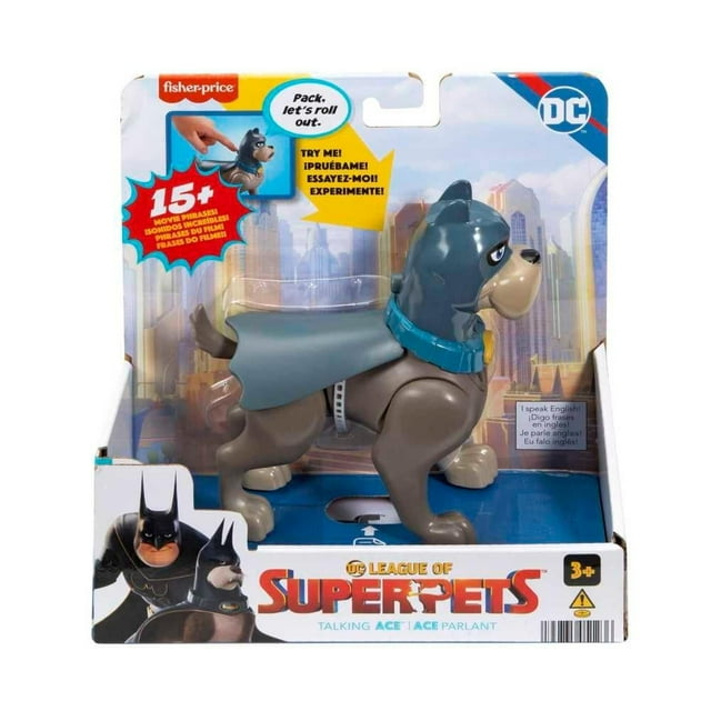 Juguete para bebés Fisher Price DC League of Super Pets Figura Ace con Sonido