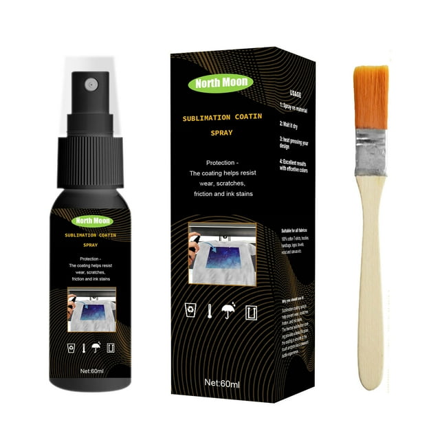 TFixol 60ml Sublimation Coating Spray Fabric Coating Polyester Coating Liquid Quick-drying High-gloss Harmless