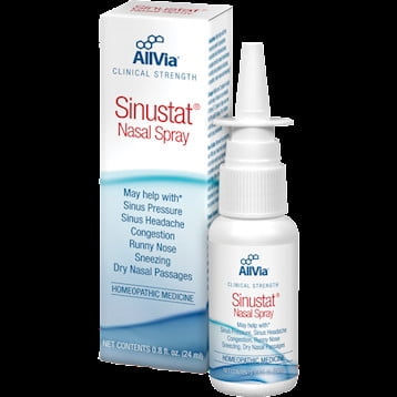 0.8 Ounce Spray - AllVia Sinustat Nasal Spray Unscented Helps With Sinus Pressure 0.8 fl Ounce