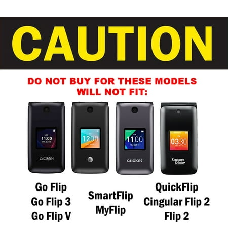Nakedcellphone Black Vegan Leather Form Fit Case Cover With Built In Screen Protection And Metal Belt Clip For Cricket Debut Flip U102ac At T Cingular Flip 4 Phone U102aa Walmart Canada
