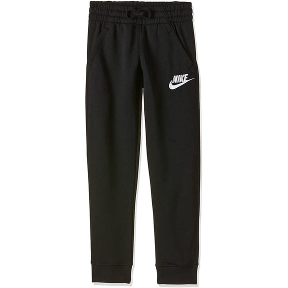 Nike Boy's NSW Club Jogger Fleece Pant, Black/Black/White, Large