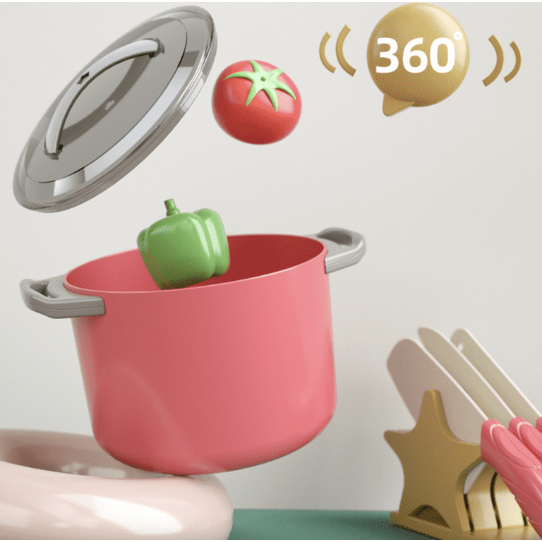 3-40 Pieces Funny Mini Kitchen Cookware Pot Pan Set for Kids Pretend Cook  Play Toy