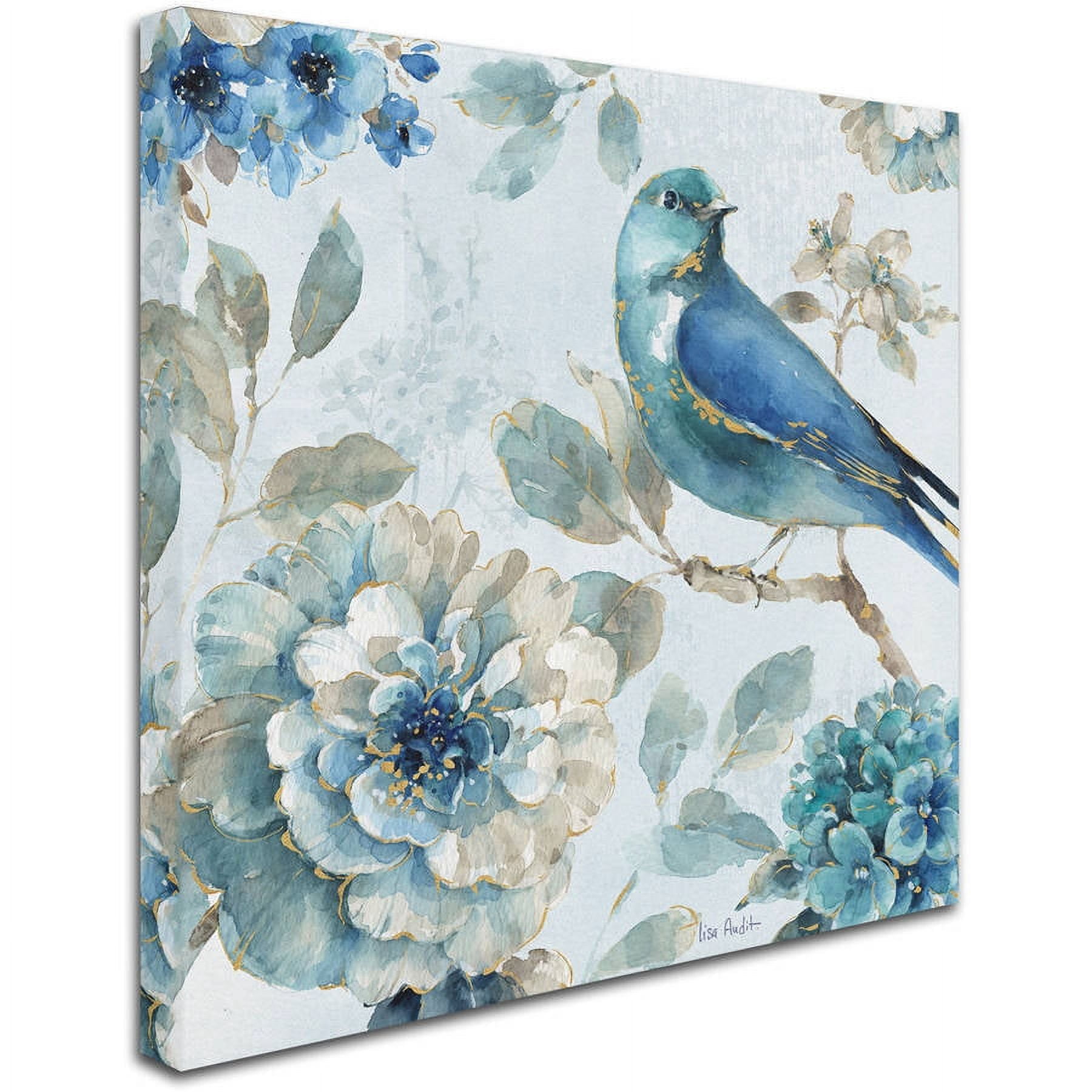 Lisa Audit 'Indigold III' Canvas Art
