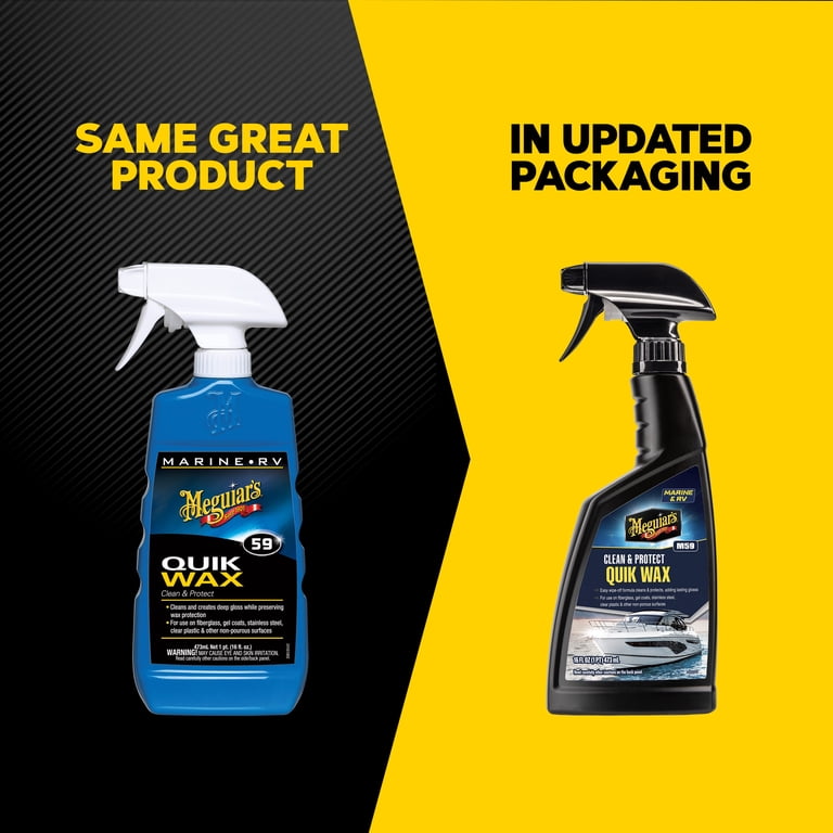 Meguiar's, Marine RV Quik Wax, 16 fl oz, Trigger Spray - Walmart.com