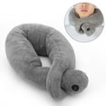 thumbnail image 3 of Massage Pillow, Shoulder Massager Pillow Relieve Stress Pillow, Vibrating Massage Pillow, Electric Massager Pillow Neck Massage Pillow Vibrating Neck Cushion For Home For Plane, 3 of 8