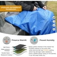 thumbnail image 5 of DUKUSEEK Hooded Stadium Blanket, Waterproof Windproof Outdoor Fleece Blanket - Large (79x56), Portable, Wearable, Warm for Outdoor Camping, Picnic, Stadium, Sports, Beach, Concerts, Car-Blue, 5 of 9