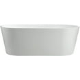 thumbnail image 4 of Vanity Art 54" Acrylic Freestanding Soaking Bathtub, 4 of 5