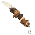 thumbnail image 3 of Juguetes masticables para pájaros, boca para moler, hueso de sepia, nueces, troncos, juguete masticable colgante para loros, accesorios para jaulas de loros., 3 of 14