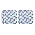 thumbnail image 7 of Naloa Palm Leaves 2 Piece Foldable Car Sun Shades, Car Windshield Sunshade, Front Window Sunshade for Car, Truck, SUV - Small, 7 of 7