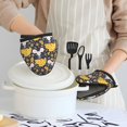 thumbnail image 6 of Pofeuu Mouse Cheese Print Thickened Mini Silicone Oven Mitts Heat Resistant, Rubber Oven Mitt Gloves, Finger Pinch Grips, Pot Holder, Silicone Potholder, 6 of 7
