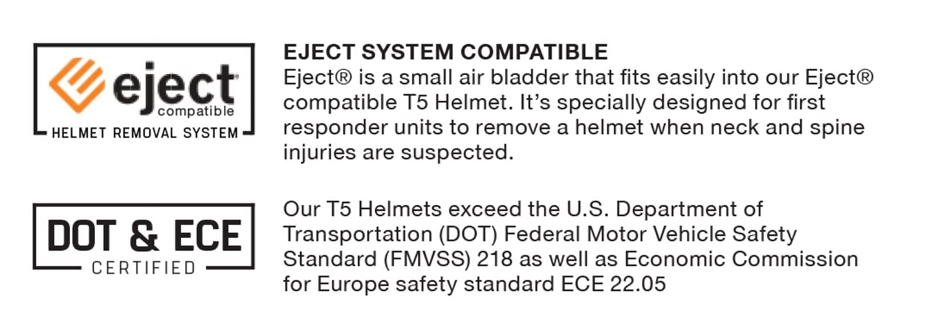 Evs Sports Unisex-Adult T5 Torino Off Road Full Face Motorcycle Helmet (White, Large) H20T5T-WH-L