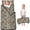Camo and Branch Grey Pattern, variant on Camo and Branch Green Pattern Teens Toddler Nap Mat with Pillow, Sleeping Mat Bag for Preschool Daycare 59"x22"