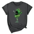 thumbnail image 3 of Aofany Short Sleeve Shirts for Women St Patricks Day Shirt Crewneck T-shirts 2025 Trendy Tops, 3 of 4