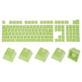 thumbnail image 1 of Unique Bargains 104 Key PBT Keycap Set OEM Profile 60% for 61/68/87/98/100/104 Keys Mechanical Keyboard Layout, Green, 1 of 6