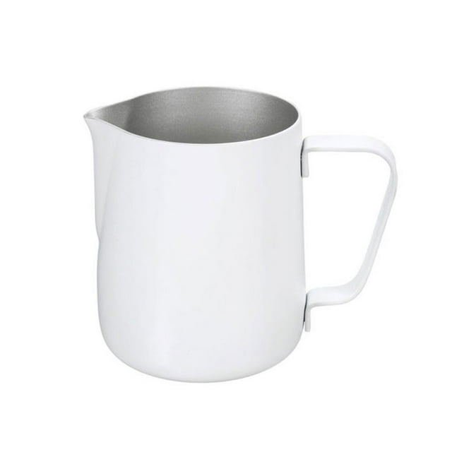 Jarro de Acero Inoxidable Baoblaze Leche espumejea 350ml blanco