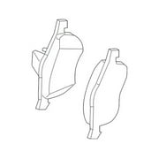 Genuine OE Volvo Disc Brake Pad Set - 272343 Fits select: 1998 VOLVO S70, 2000 VOLVO S70 BASE/SE
