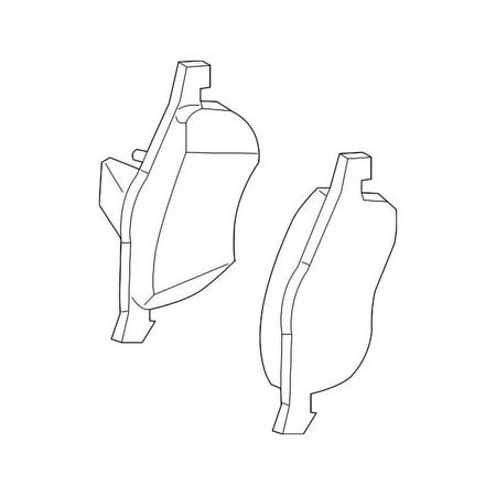 Genuine OE Volvo Disc Brake Pad Set - 272343 Fits select: 1998 VOLVO S70, 2000 VOLVO S70 BASE/SE