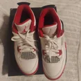 thumbnail image 4 of Air?Jo r-dan 4 Retro Fire Red 7Y W Original Box 2020 Basketball Shoes 408452-160, 4 of 6