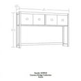 thumbnail image 2 of Sauder Cannery Bridge Engineered Wood Hutch in Sindoori Mango/Brown, 2 of 12