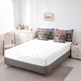 thumbnail image 4 of YST Watercolor Graffiti Comforter Set 7Pcs, Hip-Hop Tie Dye Bedding, Full Size, 4 of 5