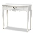 thumbnail image 1 of Baxton Studio Gabrielle White-Finished 1-Drawer Wood Console Table, 1 of 9