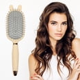 thumbnail image 3 of Air Cushion Comb Cute Comb Anti Static Long Hair Curling Comb Hairdressing Comb, 3 of 6
