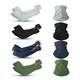 thumbnail image 1 of "4 Par Bandana Y Mangas Deportivas Para Brazo  blanco, negro,Belug  azul y verde ", 1 of 4