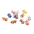 thumbnail image 5 of Mini Axolotl Figurines Set, 12Pcs 3D Printed Flower Animal Statues With Detailed Designs, For Desk Decor, Party Favors, Kids Gifts, Collectible Display, 5 of 7