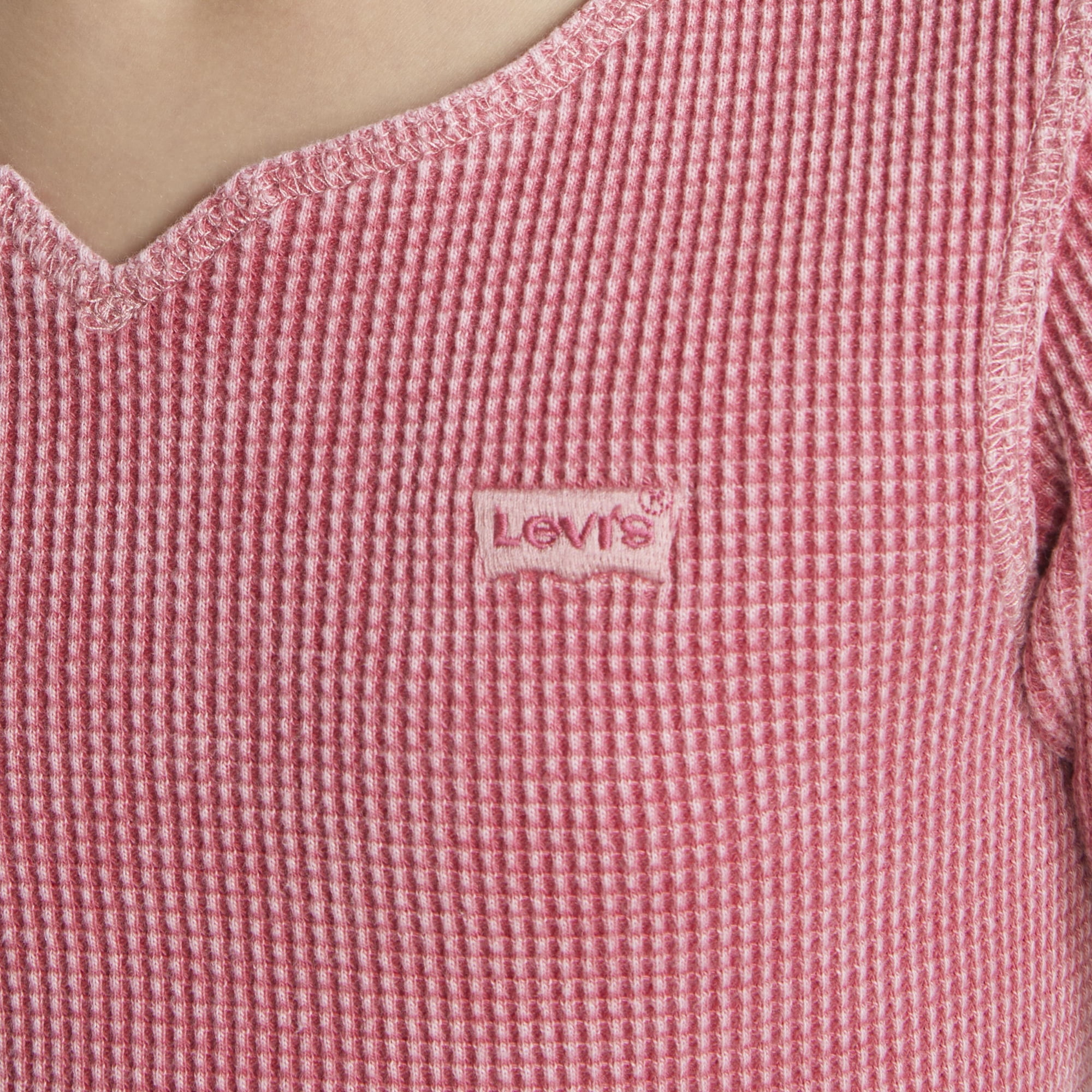 Levi's Girls Waffle Short Sleeve Top, Sizes 4-16