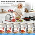 thumbnail image 6 of Meat Grinders, 3000W Max Electric Meat Grinder with Sausage Stuffer Maker, Kubbe Kit, 3 Grinding Plates, for Home Kitchen & Pet Food, Easy Clean, 6 of 10