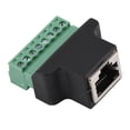 thumbnail image 4 of Screw Terminal Block Adapter, DVR Ethernet Connector Ethernet Extender RJ45 Screw Terminal RJ45 Female Jack to 8 Pin Screw Terminal Connector, 4 of 7