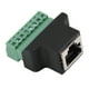 thumbnail image 5 of Diyeeni RJ45 Hembra A 8 Pin Tornillo Término Bloque Terminal Conector DVR Cable Ethernet Extensor Adaptador Adaptador de red Adaptador en línea, 5 of 8