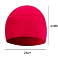 thumbnail image 2 of Gorro de invierno para ciclismo con forro polar cálido para casco de bicicleta, 2 of 5