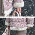 thumbnail image 5 of BFHHYA Girls' (4-14Y) Sherpa-Lined Jacket Shearling Stand-Collar Full Zip Warm Coat Casual Winter Outerwear, 5 of 9