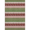 thumbnail image 2 of Addison Rugs Mayfield Premium Machine Washable Transitional Holiday Green Rectangle Rug, 9' x 12', 2 of 7