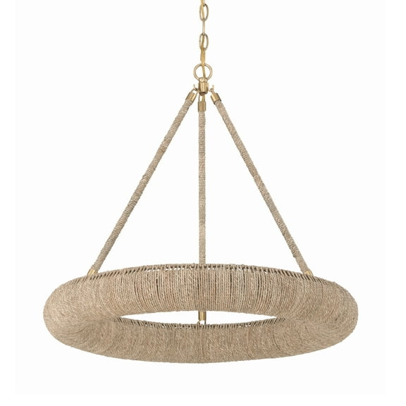 Crystorama Lighting - Oakley - 21W 6 LED Chandelier-3.5 Inches Tall and 24