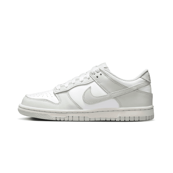 NIKE GRADE SCHOOL Dunk Low "White Light Smoke Grey (GS)" FB9109 124 FB9109 124 from Stadium Goods