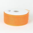 thumbnail image 2 of Orange - Floral Mesh Ribbon - ( 2-1/2 inch x 25 Yards ), 2 of 2