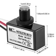 thumbnail image 3 of Photoelectric Switch Photocell Dusk to Dawn, Professional Durable 120V-277VAC Light Sensor Control Automatic On/Off,Photoelectric Lighting Switch, 3 of 9