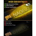 thumbnail image 2 of Barra de luces LED NAOEVO de 7 pulgadas, 240 W, 24.000 lúmenes, camión todoterreno, 2 of 8