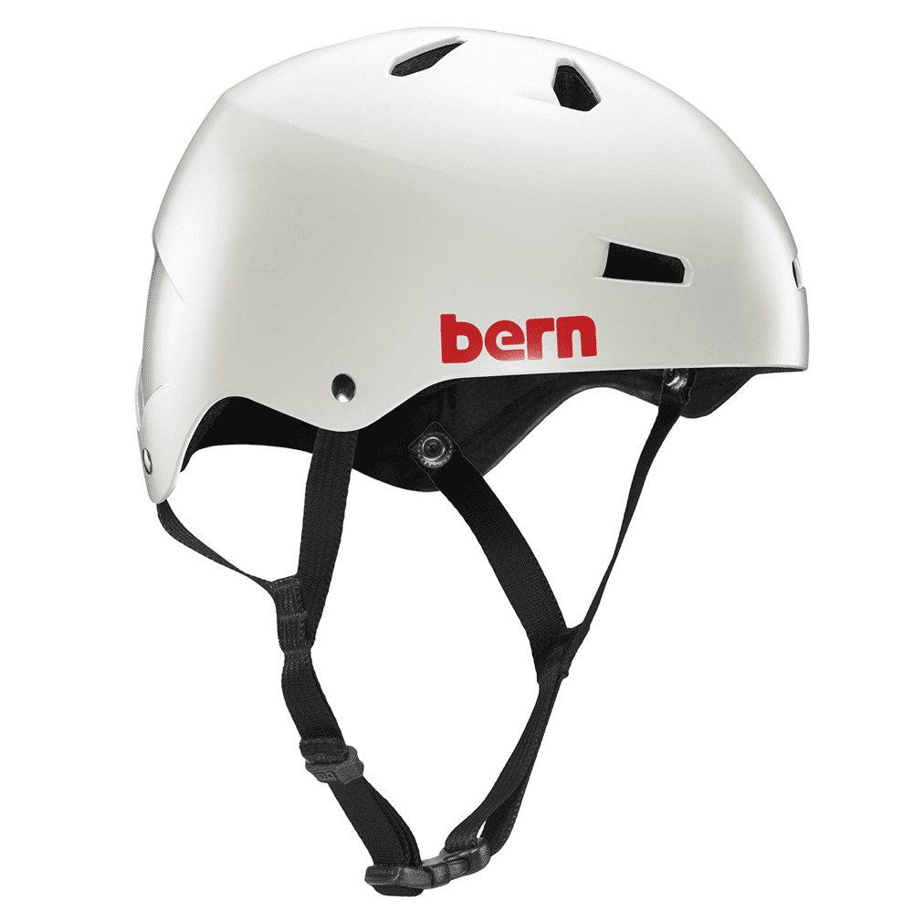 Bern Macon Mens EPS Bike Cycle Helmet Thin Shell  L-XL Light Grey 