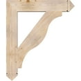 thumbnail image 3 of Ekena Millwork 5 1/2"W x 34"D x 40"H Funston Arts & Crafts Smooth Bracket, Douglas Fir, 3 of 4
