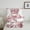 White Pink 03, variant on Manfei Pink Princess Crown Bedding Comforter Set for Girls, Vintage Flower Bowknot Twin Comforter Sets, Chic Ribbon Reversible Bedding Set, Lightweight Room Decor, 2-Piece