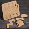 thumbnail image 2 of Calendario diario de madera, calendario de rompecabezas, juego de visualización de fecha, juego de rompecabezas, juguete para niños, regalo, 2 of 2