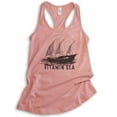 thumbnail image 1 of Sailing Vitamin Sea Tank Top, Ladies Racerback Tank Top, Summer Tank, Sailboat Tank, Sailing Tank, Desert Pink, Small, 1 of 3