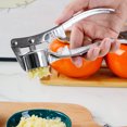 thumbnail image 2 of Garlic Press, Garlic Crusher, Garlic Press, Manual Garlic Press Stainless Steel Garlic Press, Stainless Manual Garlic Press Stainless Steel Garlic Press, Garlic Press Crusher, 2 of 5
